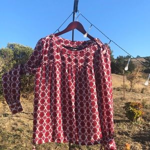 Loft peasant top
